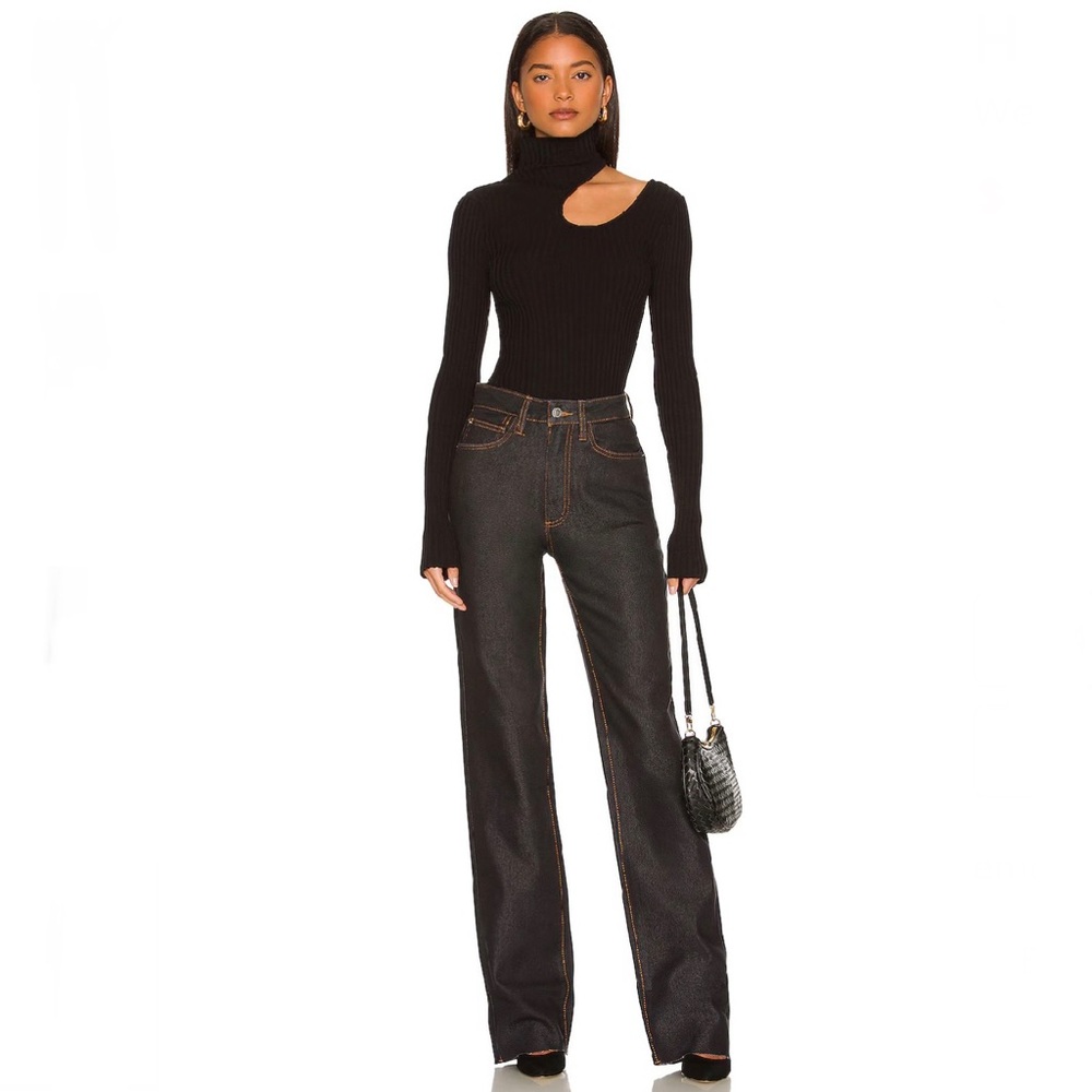 NEW WEWOREWHAT REVOLVE HIGH-WAISTED JEANS - Picture 8 of 8